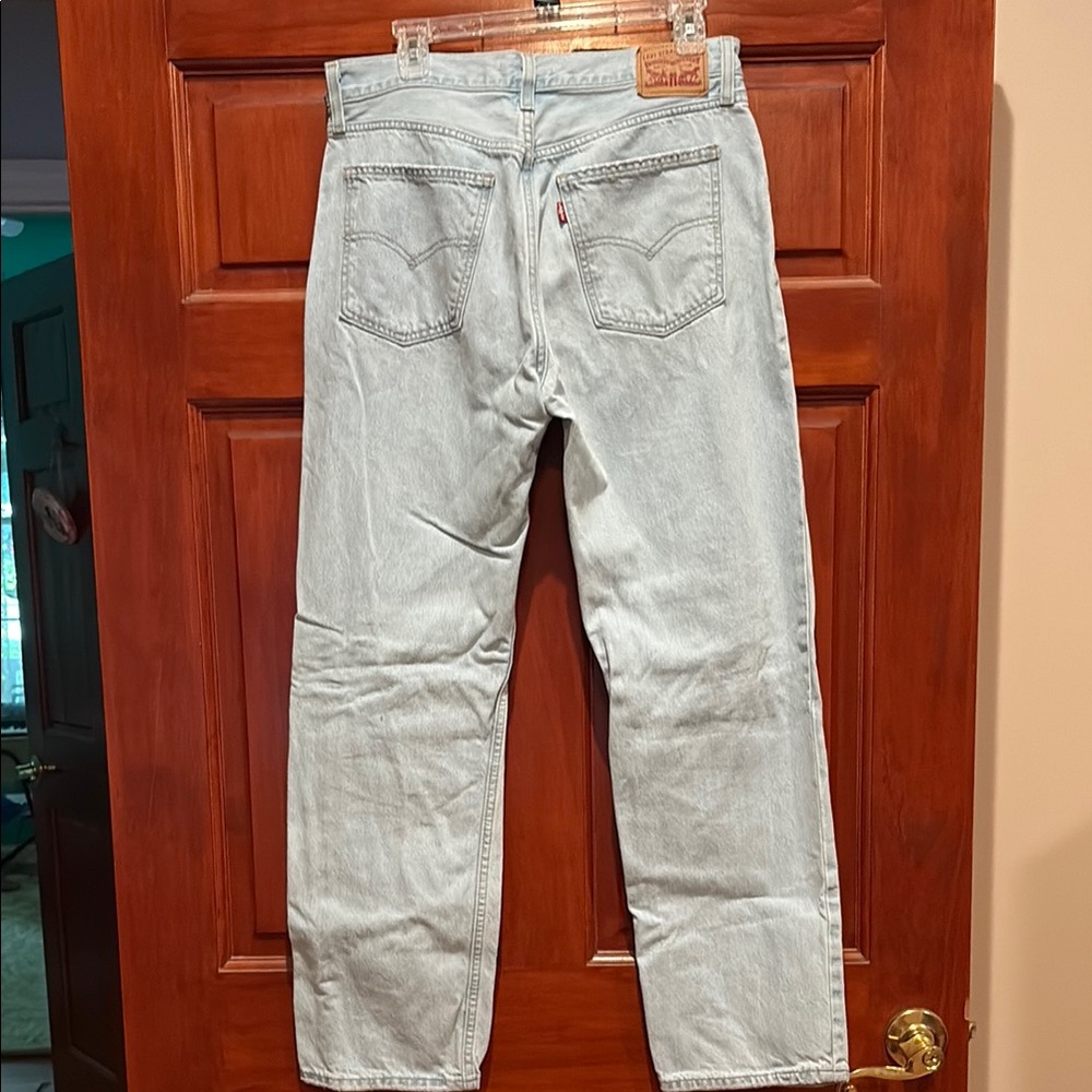 Levi's Blue Straight Leg Jeans Soft Denim